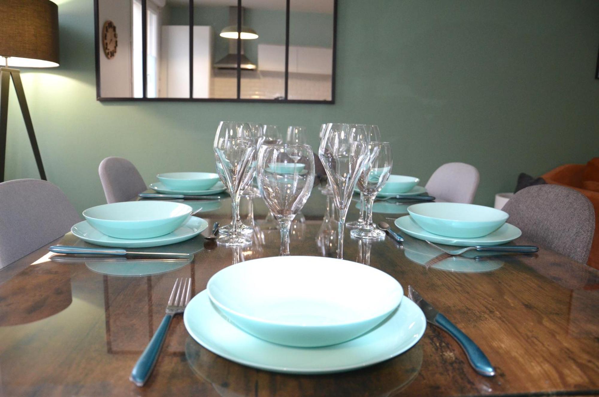 Le Cocon Troyen - 6-8P - 2 Parking Gratuits Apartment Troyes Ngoại thất bức ảnh